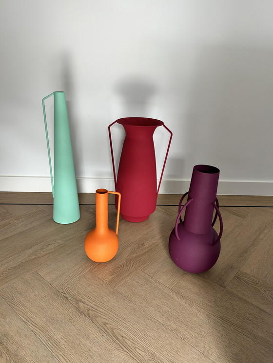 Image 1 of Colored Polspotten Roman vases