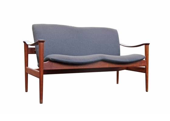 Image 1 of Divano Loveseat 711 di Fredrik Kayser per Vatne Lenestolfabrikk, 1960