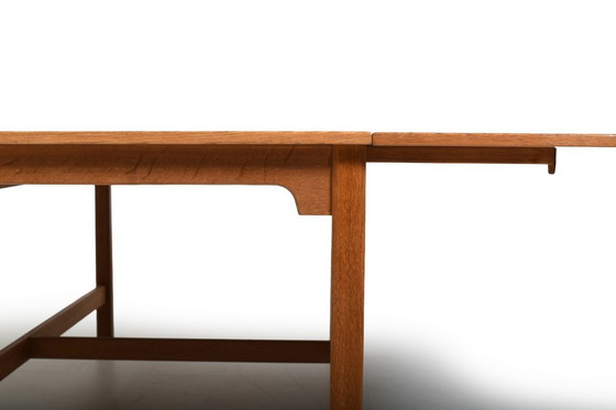 Image 1 of Zeldzame Børge Mogensen bibliotheektafel 6281 in eikenhout