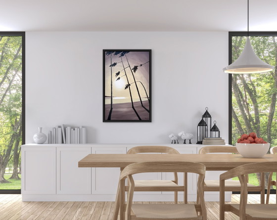 Acrylic and ink on stretched canvas, 100x65cm – Paintings & Drawings, Wood (photo 9 of 15)