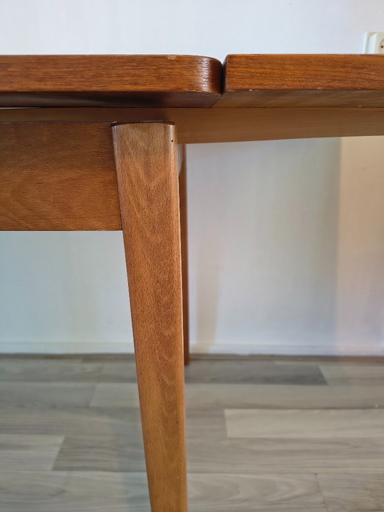 Image 1 of Danish Mid-century dining table | extendable & teak (120-198cm)
