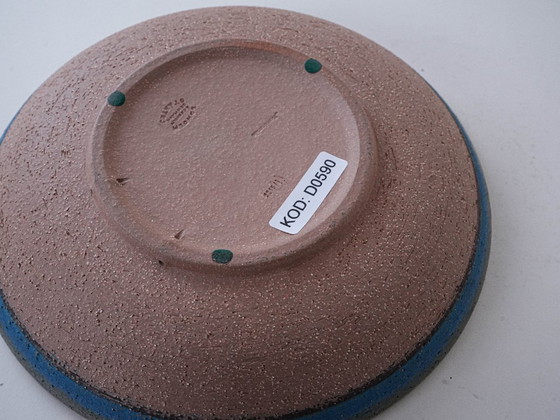 Image 1 of Keramikplatte, dänisches Design, 1960er Jahre, Designer: N. Backhausen & P. ​​Brandborg, Hersteller: Søholm