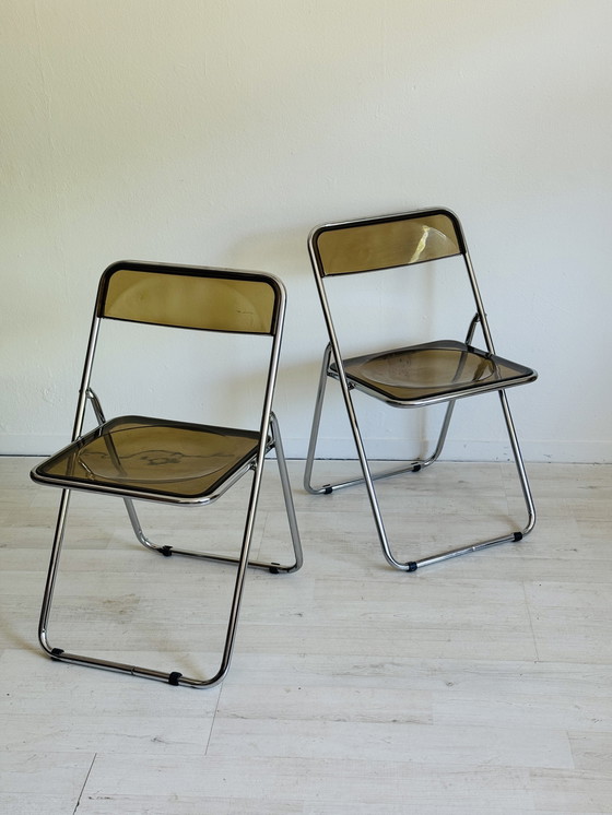 Image 1 of Vintage Space Age Folding Chairs 1970s