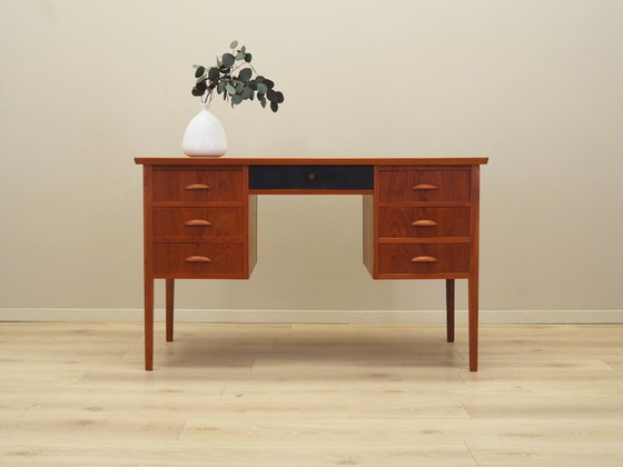 Image 1 of Schreibtisch aus Teakholz, dänisches Design, 1970er Jahre, Produktion: Dänemark