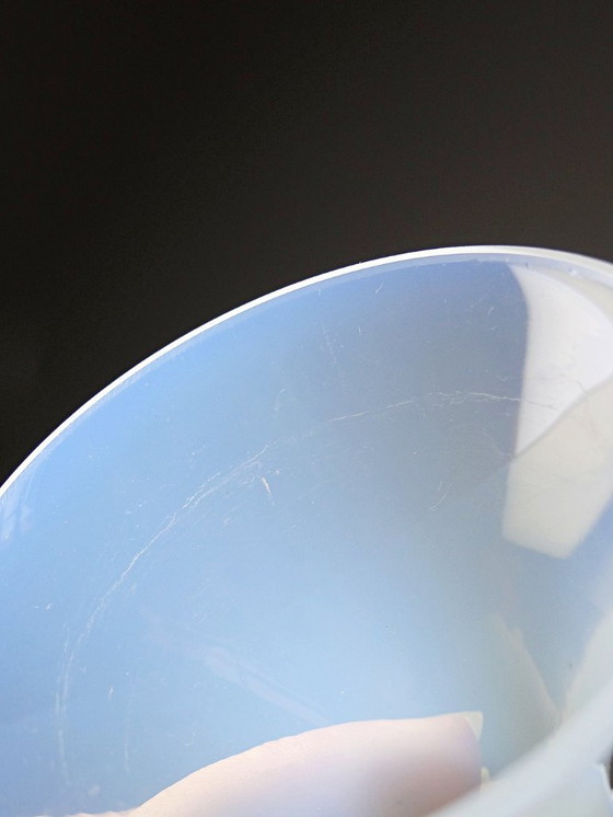 Image 1 of Duo of vintage opaline soap bubble vases