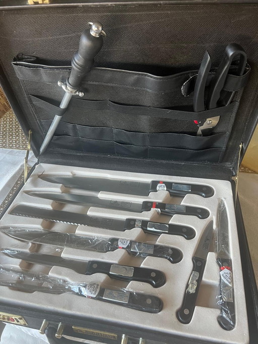 Solingen Knife Case 24 Set New