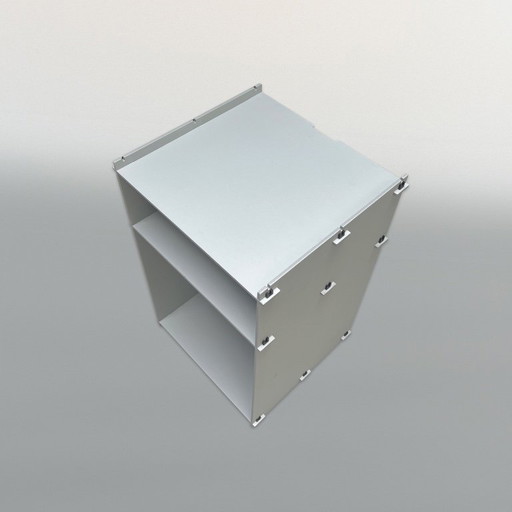 1 mesita de noche/mesa auxiliar de aluminio AVA N.01 (muestra)