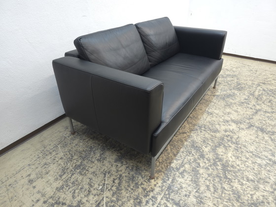 Image 1 of Sofá de diseño de dos plazas FSM Easy, sofá de cuero, sofá de asiento