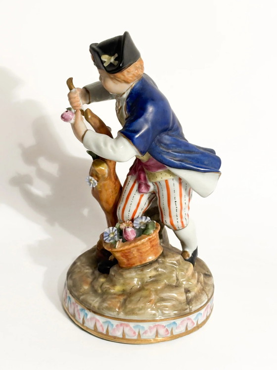 1940s Capodimonte Porcelain Figurine of a Young Person, Sculpture (photo 7 of 8)