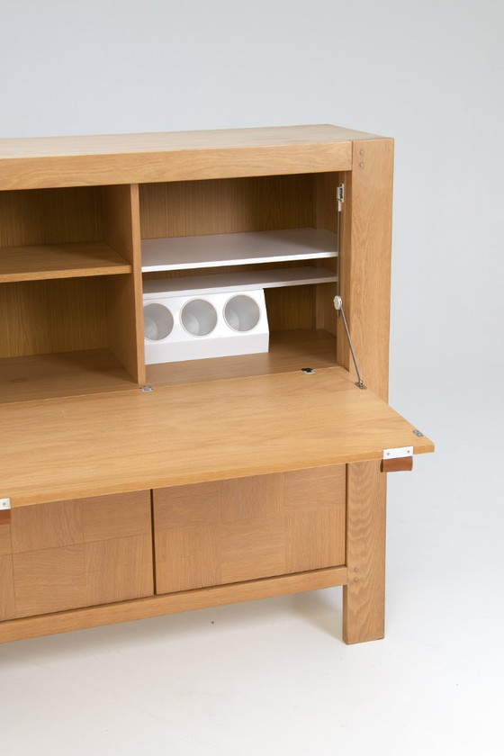 Image 1 of Lavagna grafica brutalista in rovere - Frans Defour