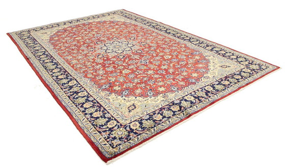 Image 1 of Original Perserteppich Keschan,Kashan Rot 365x 247 cm Top Zustand Klassik Alt