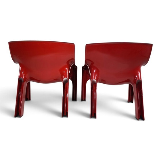 Vico Magistretti Vicario Set of 2 Lounge Chairs for Artemide, 1970 – Armchairs, Plastic (photo 6 of 20)