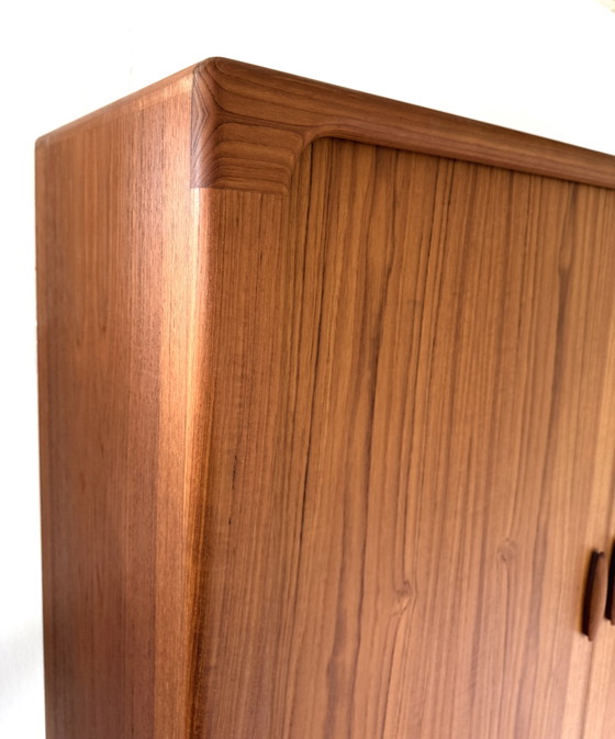 Vintage XL Teak Highboard, Dyrlund '80 – High Boards, Wood (photo 12 of 15)