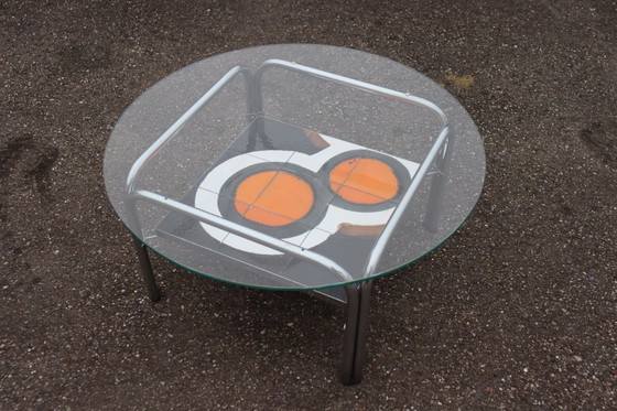 Image 1 of Tavolino da caffè in ceramica, design vintage anni '70