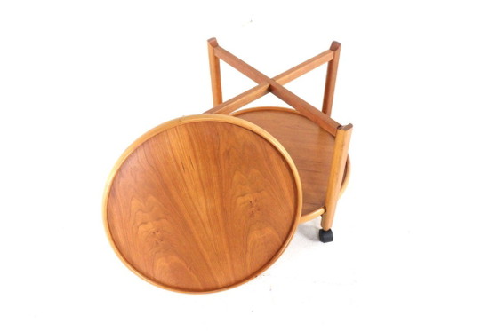 Carrello Danese Mid-Century con Vassoio Rimovibile – Carrelli bar, Wood (photo 11 of 13)