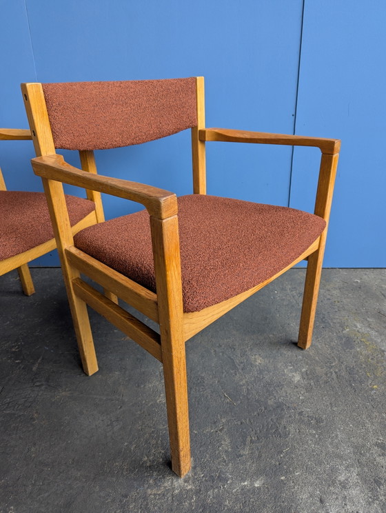 Image 1 of 4x vintage Deense eetstoelen 1960s