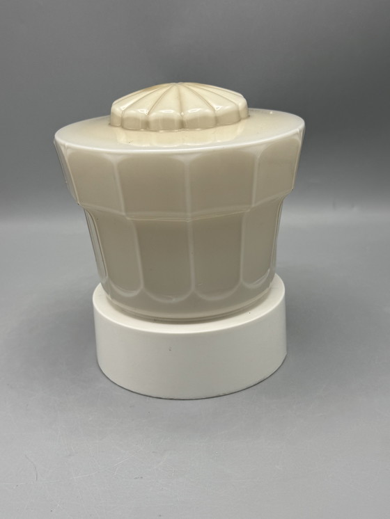 Image 1 of Thabur plafondlamp in crème glas