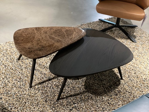 Iduna set – Leolux, salontafels, Wood, Marble