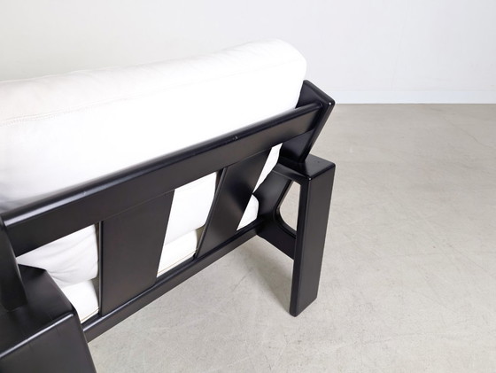 Image 1 of Set of 2 original armchairs Asko Finland Esko Pajamies leather armchair