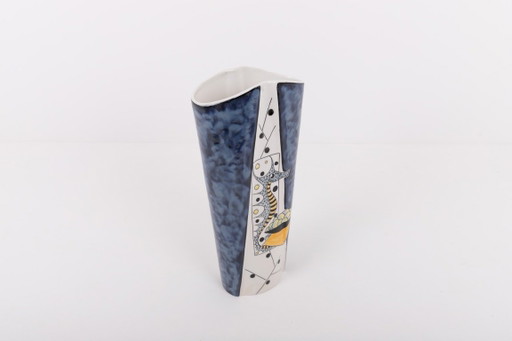 Italian glazed ceramic vase from Alfa, 1980’s