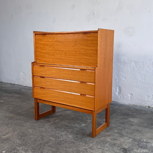 Turnidge of London Teak Secretary, 1960