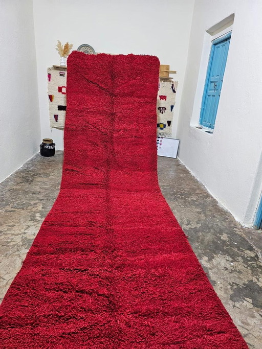 Magnifique tapis berbère d’Atlas Moyen 410/135cm