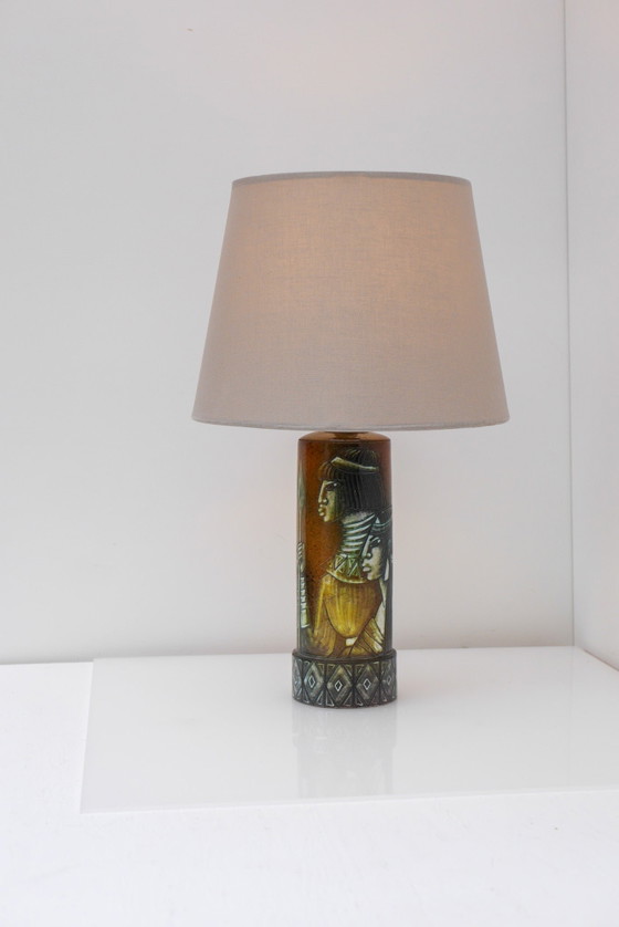 Sculptural Ceramic Table Lamp by Bonnie Rehnqvist, Sweden, 1972 – Törngrens krukmakeri, Scandinavian (photo 9 of 16)