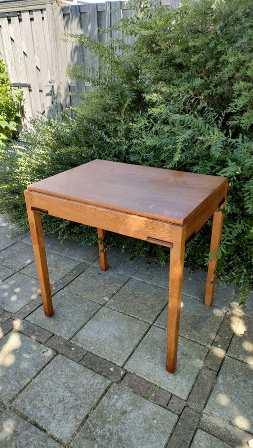 Table Amsterdamse School, Tables de salle à manger Art Déco, table d'appoint