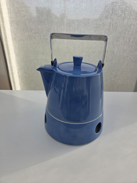 Image 1 of Arzberg Teapot with Warmer Light Blue