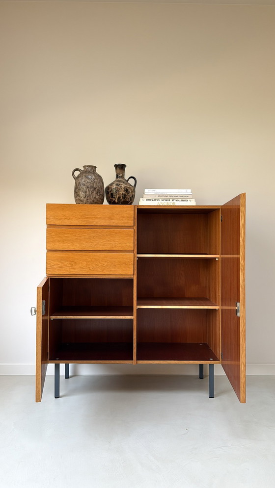 Image 1 of Vintage mid century wooden high board