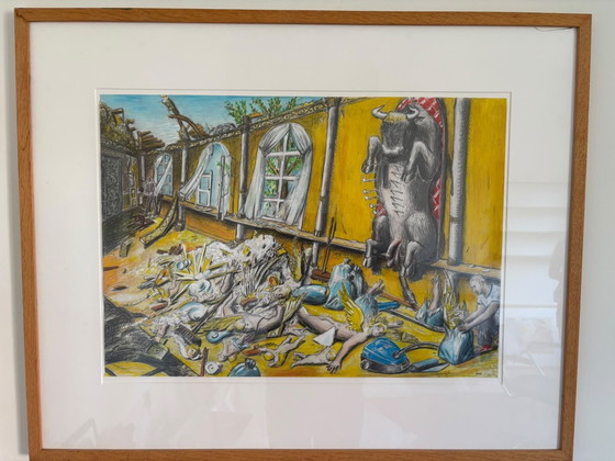 Fighting turtle babies by Paul Klemann – Paintings & Drawings, Paper, Glass (photo 4 of 5)