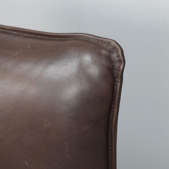 Image 1 of Leren 2-zitsbank “The Rock” van Gerard van den Berg voor Montis (jaren 70)