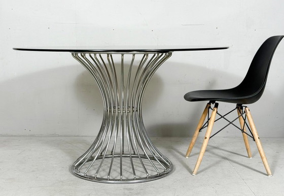 Image 1 of GASTONE RINALDI. Mid Century Esstisch, Italien, 1970er Jahre