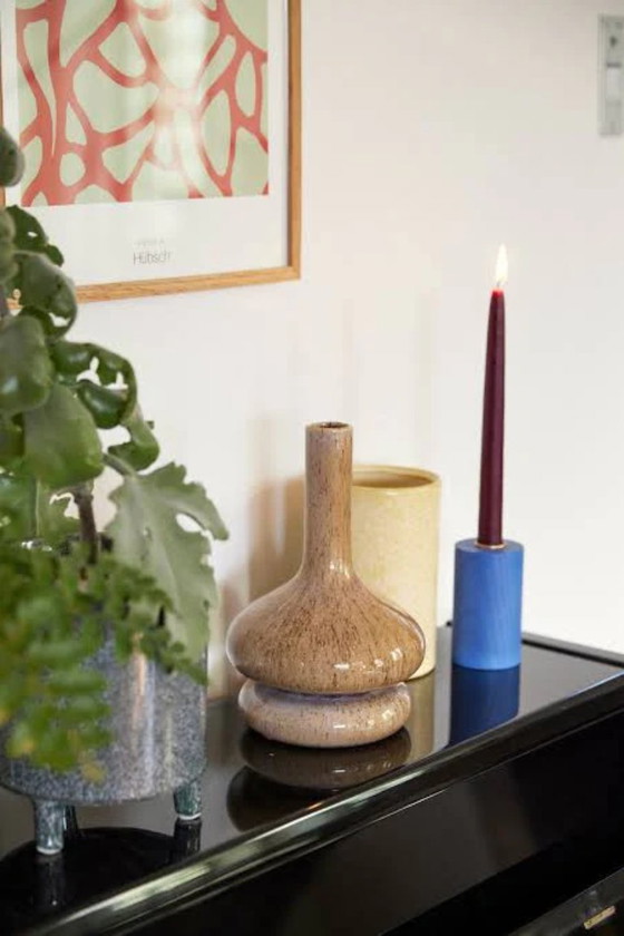 Image 1 of Hübsch curve design vase (24cm)