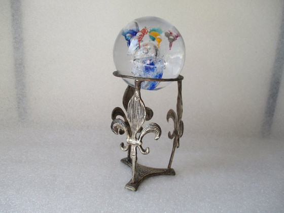 Image 1 of Antique and vintage Murano glass letter weight, mid-20th century.