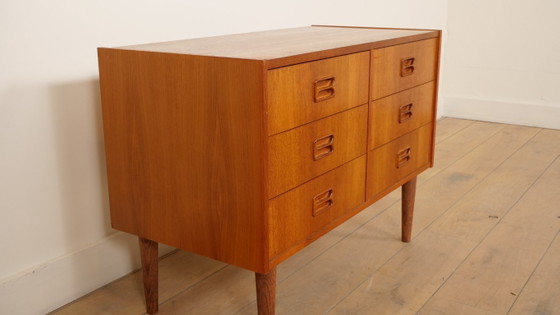 Image 1 of Commode danoise vintage | Teck | 6 tiroirs