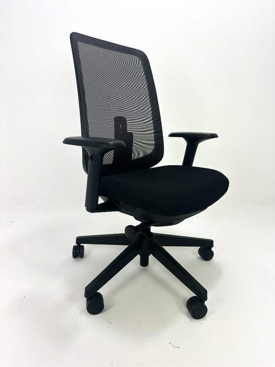 Sedia di design Herman Miller Verus, Sedie girevoli, Tessile, Nero (foto 2 di 12)