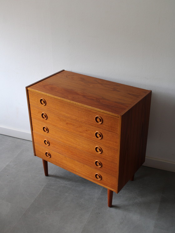 Image 1 of Commode vintage danoise en teck