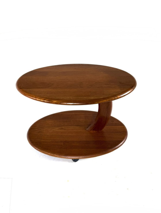 Image 1 of Chariot vintage danois en teck des années 80