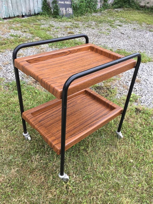 Vintage serving trolley