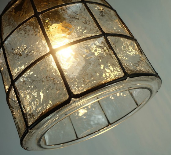 Image 1 of glashuette limburg lampada a sospensione anni '60-'70 lampada a sospensione in vetro modello 4184