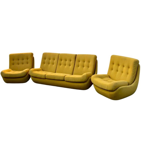 Image 1 of Jitona Atlantis Space Age Sofa and Lounge Chairs Set from the 1970s