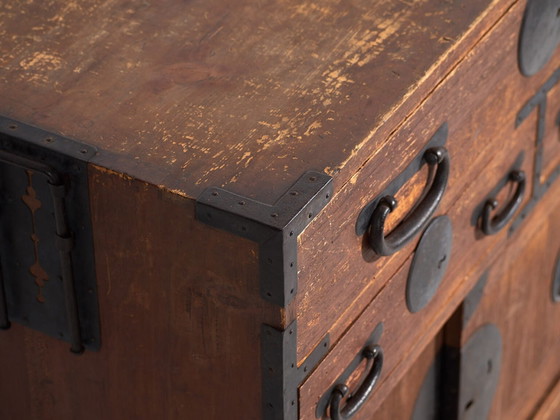 Tansu giapponese antico - Periodo Meiji / Taishō (ca. ) #52 – Cassettiere, Iron (photo 18 of 40)