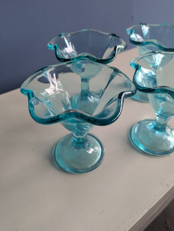 Image 1 of 4x glass ice cream coupes