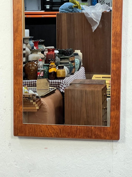 Image 1 of Miroir vintage XL en teck, Scandinavie, années 1970
