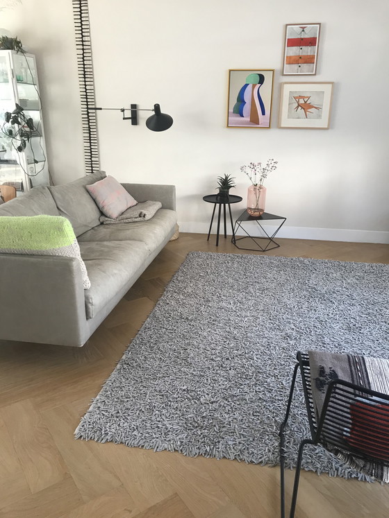 Image 1 of Grijs vloerkleed zacht leer (180x240)