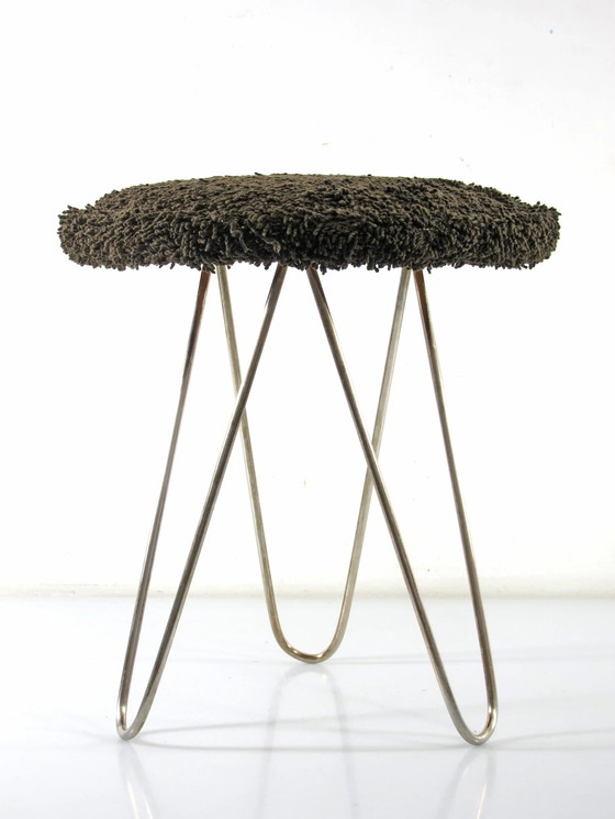 Image 1 of Vintage fidties make up dressing table Stool –1960s