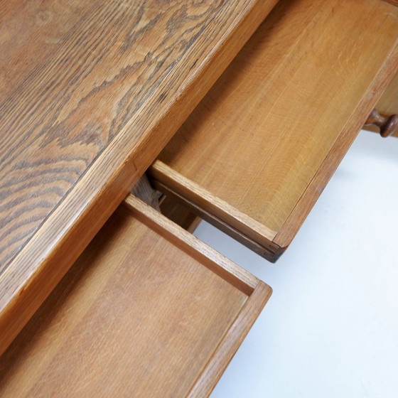 Image 1 of Credenza in stile rustico con 2 ante e 2 cassetti - anni '60