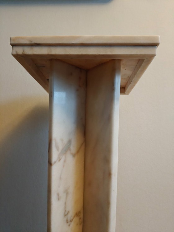 Image 1 of Marble column / pedestal - Art Deco - ca. 1930-1950
