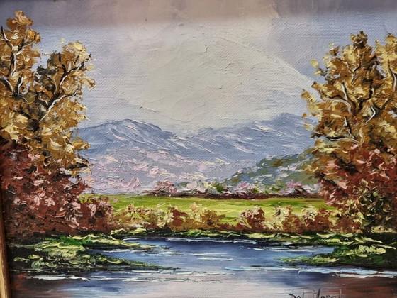 Image 1 of Gemälde von Isabelle Del moral (Berglandschaft)